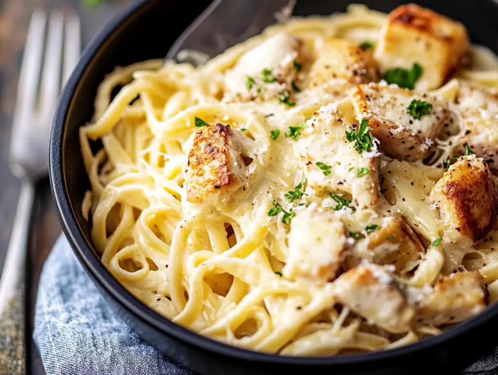 Garlic Parmesan Chicken Pasta1
